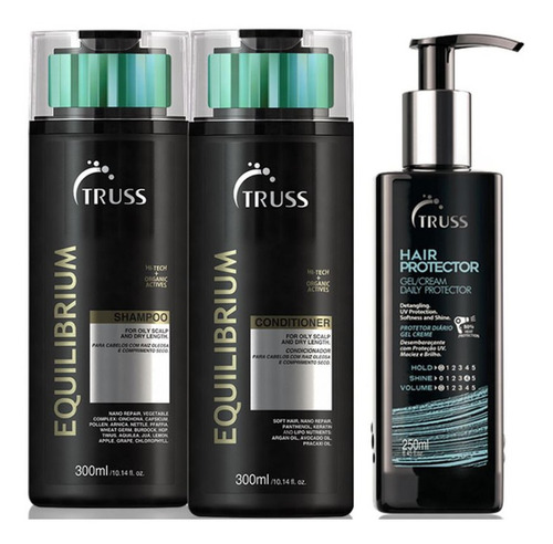 Truss Equilibrium Shampoo E Condicionador + Hair Protector