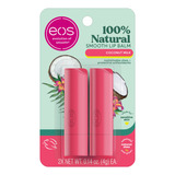 Eos Balsamo Labial 100% Natural, Leche De Coco, Humedad Dura