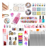 Kit De 100 Art. Para Decoración De Uñas Deco Nails Esmaltes