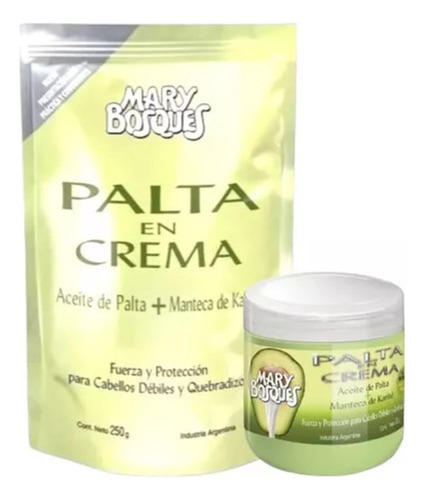 Palta En Crema Con Manteca Karite Doy Pack 250g + Pote 200g