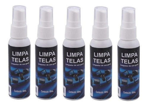 Clean Limpa Telas (5 Pçs) Spray 60ml Implastec