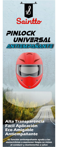 Pinlock Universal Anti-empañante Anti Lluvia Casco Moto