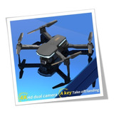 Dron Evita Obstáculos Cámara Dual 4k H88 Con 2 Baterías