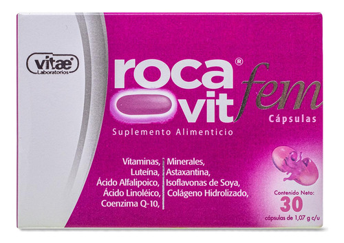 Rocavit Fem C/30 Cápsulas / Vitaminas Y Minerales