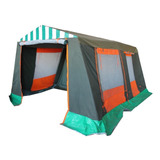 Carpa Estructural Comedor 2 Dormitorios 3x4m Nahuel Camping