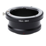 Anillo Adaptador Para Objetivos Nikon F Ai Cuerpo M4/3 