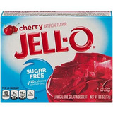 Gelatina - Mezcla De Gelatina Sin Azúcar Jell-o Cherry (caja