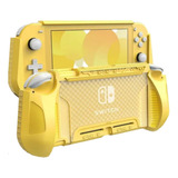 Capa Proteção Para Nintendo Switch Lite Amarela De Qualidade