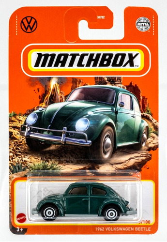 Matchbox Auto De Colección Volkswagen Beetle 1962 Esc 1:64