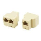 Adaptador Cable Cat5 Ethernet 3 Hembra Splitter Rj45 #84