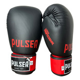 Luva Boxe Muay Thai 12oz Couro Legitimo Pro Adoma Pulser