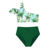 Conjunto De Traje De Baño Para Niñas, Conjunto De Bikini, Ci