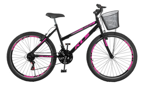 Bicicleta Aro 26 Mtb Com Marcha E Aro Aero Feminina