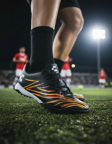 Tenis Hombre Fútbol Rápido Charly 1086946 Negro Turf | Envío gratis