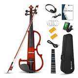 Vangoa Electric Violin, 4-4 Full Size Silent Electric Violin