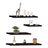 Repisas Flotantes Modernas 15 Cm Set X 4 Decoracion Moderna