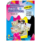 Papel Adhesivo Transparente Tipo Vinilo Impresión