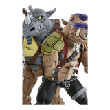 Figura Neca De Bebop E Rocksteady Cartoon Tnt A Escala 7 Pulgadas