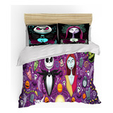 Funda De Edredón Y Almohadas Jack/sally Bedding