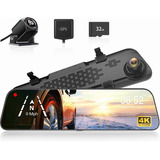 4k Cámara Para Auto Pantalla Táctil Dashcam Con 32gb Y Gps