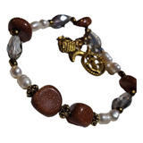 Pulsera Goldstone, Piedra Natural