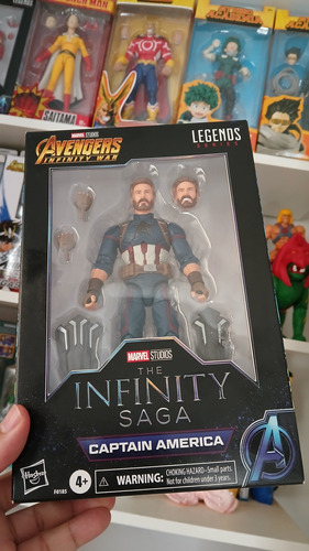 Marvel Legends Infinity Saga Capitão América 16 Cm.