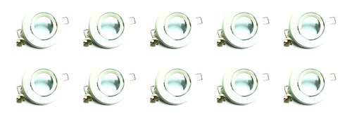 Mr16 Flush Swivel Spot Light Fixture Halogen Led Soport...