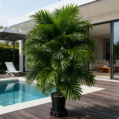 1 Planta Verde Artificial Grande, Palma Falsa Supergrande Y
