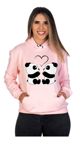 Moletom Blusa De Frio Feminino Masculino Casaco 2 Panda