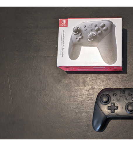 Joystick Inalámbrico Nintendo Switch Pro Controller Black