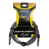 Cable Roxtone Plug-plug Mallado Tgjj300l3 Textil 3 Mts Gris