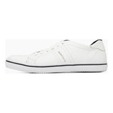 Zapatilla Urbana De Cuero Blanca Vintage Hombre Boating