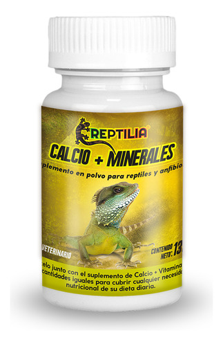 Suplemento Calcio Y Minerales Para Iguanas, Geckos, Ranas