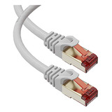 Cable Ethernet Cat7 25 Ft - Rj45 Conector - Doble Blindaje