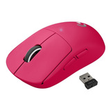 Mouse Gamer Inalambrico Logitech G Pro X Superlight Magenta Color Rosa