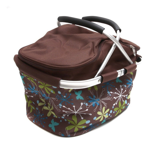 Bolso Tipo Canasto Conservador Térmico Camping Picnic Grande