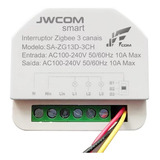 Mini Zigbee Inteligente Modulo 3 Canais Alexa Google Jwcom