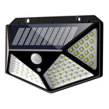 Lámpara Solar 114 Led 10w Sensor Movimiento