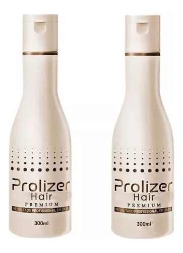 Kit 2 Prolizer Progressiva Sem Formol Alisa Qualquer Cabelo