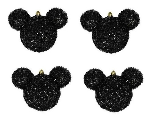 4 Esferas Mickey Mouse Set De Color A Elegir