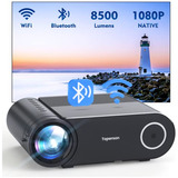 Proyector Bluetooth Wifi Native 1080p 5g, Toperson 8500lm 30