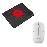 Mouse Inalambrico Empresarial + Mousepad De Goma En Promo