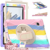 Funda C/protector De Pantalla Galaxy Tab A8 10.5 Case Pink