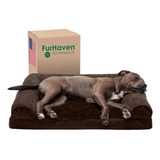 Furhaven Pet  Sofa De Felpa Ortopedica Para Perro, Cama Con