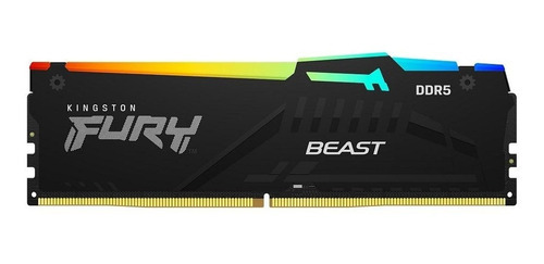 Memoria Ram Kingston Fury Beast Rgb 8gb Ddr5 4800 Mts Gamer 