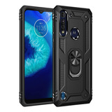 Funda Anillo Moto G8 Power Lite Uso Rudo Antishock Holder