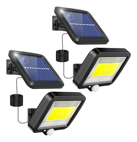 Lámpara Solar Exterior Pared Sensor Luz Impermeable Jardín