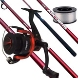 Combo Mitchell Pesca Variada Mar Rio Laguna 2,72 Mts + Nylon