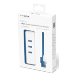 Adaptador Ethernet Rj45 Gigabit Hub Usb 3.0 Tp-link Ue330