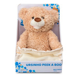 Pelúcia Ursinho Peekaboo Tampa Rosto Multikids Baby Br1441